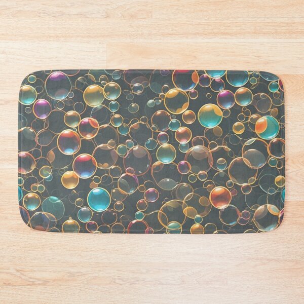 Item preview, Abstract Colorful Transparent Bubbles Pattern designed and sold by calibrit.