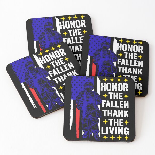 Item preview, Honor The Fallen Thank The Living Memorial Day Patriotic designed and sold by BOUCHERIT amine.