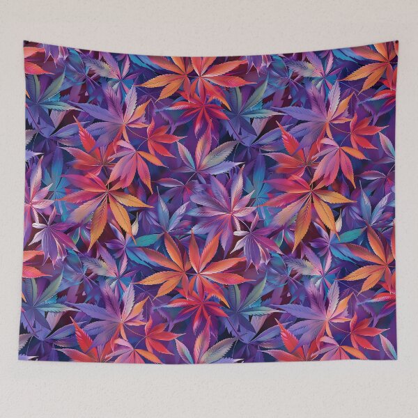 Item preview, Pretty Pot Leaf - Cannabis Marijuana Weed Art - Colorful Stoner Design designed and sold by CannaCreative.