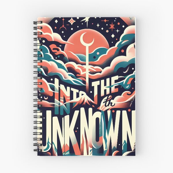Item preview, Into the Unknown, typography designed and sold by maxmaj.