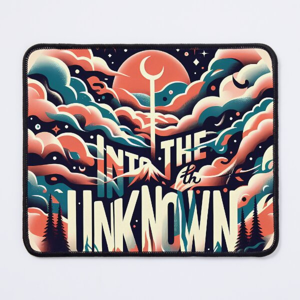 Item preview, Into the Unknown, typography designed and sold by maxmaj.