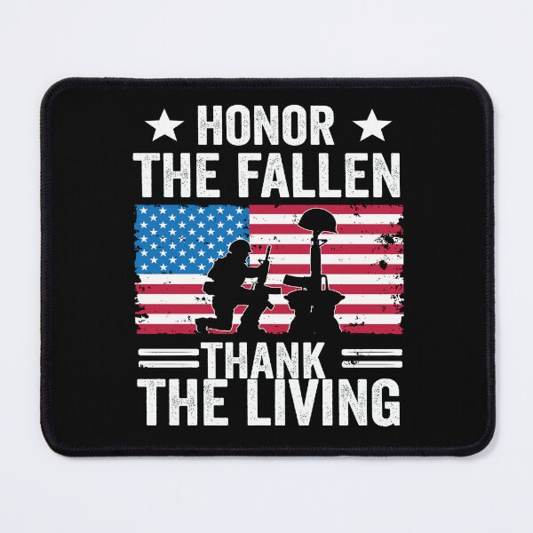 Item preview, Honor The Fallen Thank The Living Memorial Day Patriotic designed and sold by BOUCHERIT amine.