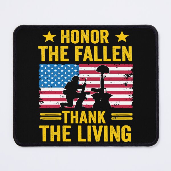 Item preview, Honor The Fallen Thank The Living Memorial Day Patriotic designed and sold by BOUCHERIT amine.