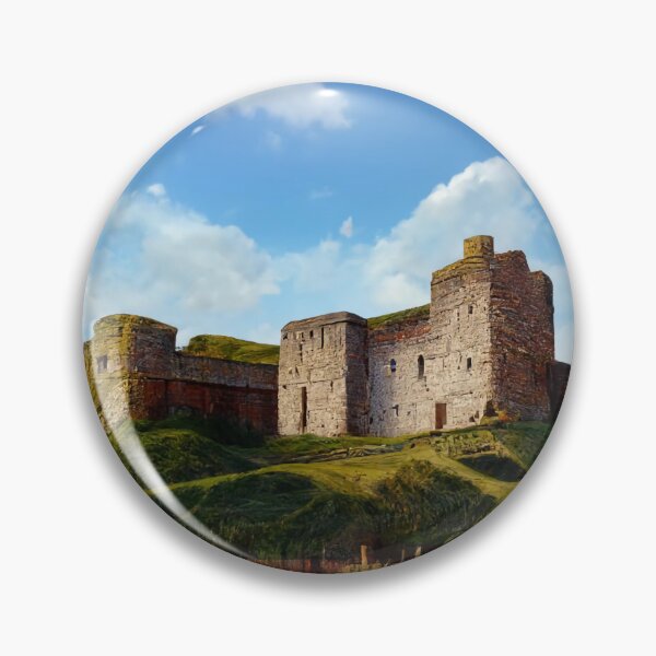 Item preview, Fantasy Castle Painting Overlooking Grass Embankment designed and sold by ZGigerBarker.