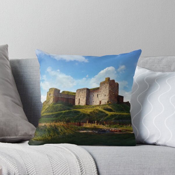 Item preview, Fantasy Castle Painting Overlooking Grass Embankment designed and sold by ZGigerBarker.
