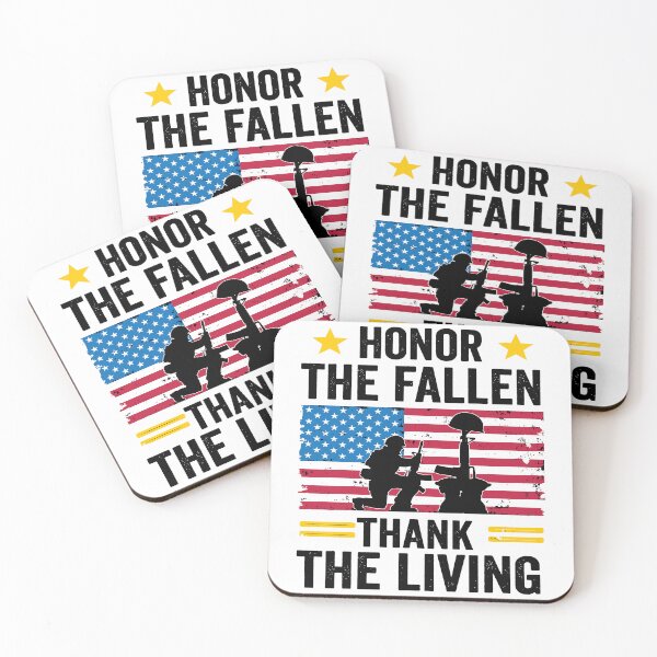Item preview, Honor The Fallen Thank The Living Memorial Day Patriotic designed and sold by BOUCHERIT amine.
