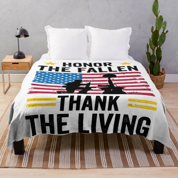 Item preview, Honor The Fallen Thank The Living Memorial Day Patriotic designed and sold by BOUCHERIT amine.