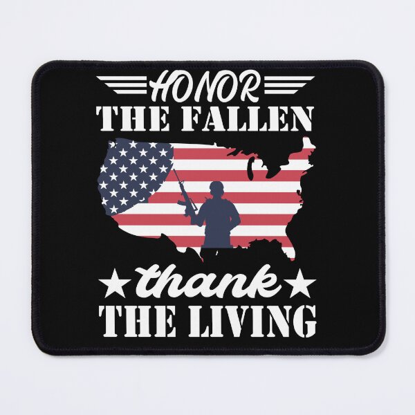 Item preview, Honor The Fallen Thank The Living Memorial Day Patriotic designed and sold by BOUCHERIT amine.