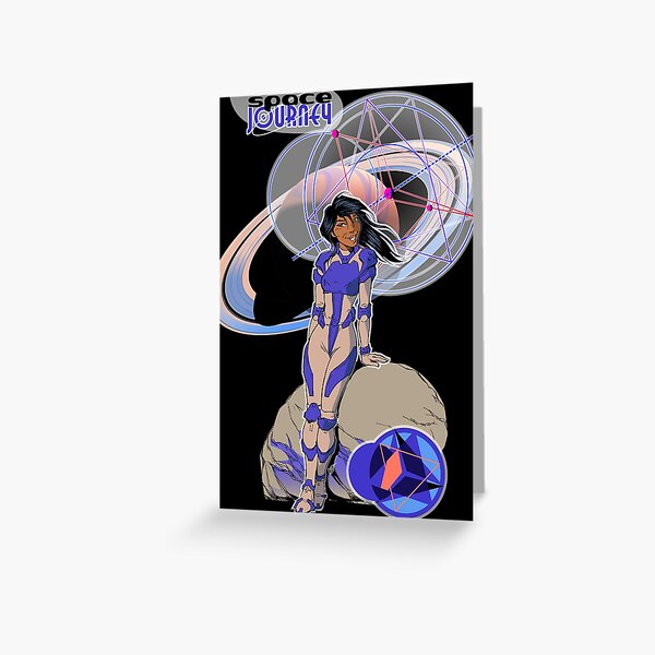 SPACE JOURNEY 01 Greeting Card
