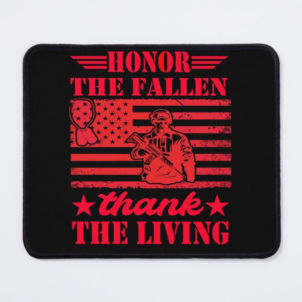 Item preview, Honor The Fallen Thank The Living Memorial Day Patriotic designed and sold by BOUCHERIT amine.