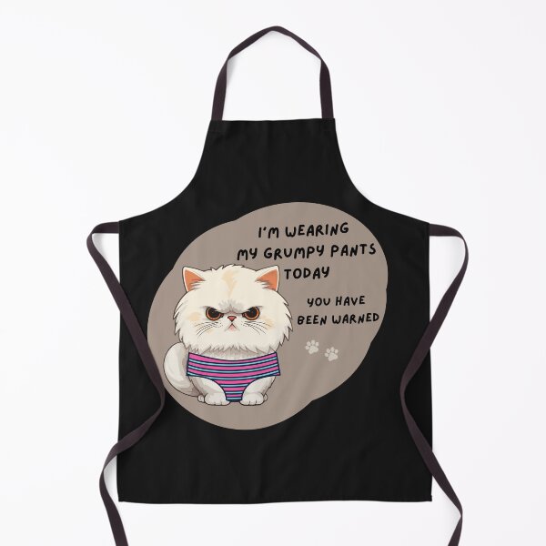 Item preview, Funny Grumpy Pants Cat designed and sold by LemonHorse.