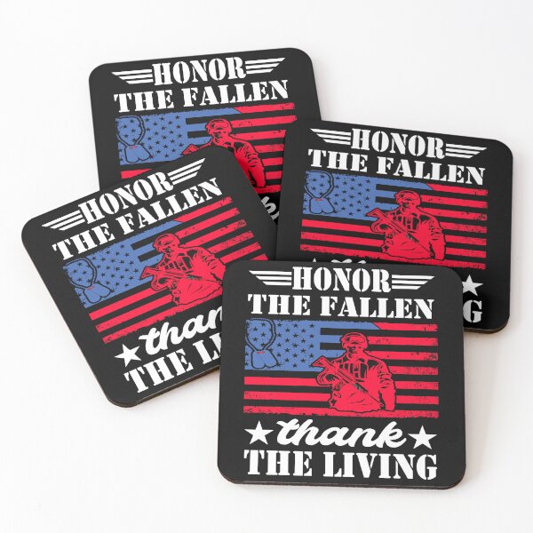 Item preview, Honor The Fallen Thank The Living Memorial Day Patriotic designed and sold by BOUCHERIT amine.