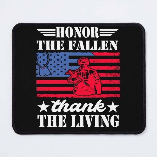 Item preview, Honor The Fallen Thank The Living Memorial Day Patriotic designed and sold by BOUCHERIT amine.