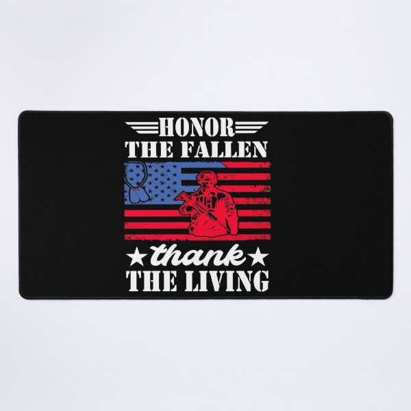 Item preview, Honor The Fallen Thank The Living Memorial Day Patriotic designed and sold by BOUCHERIT amine.