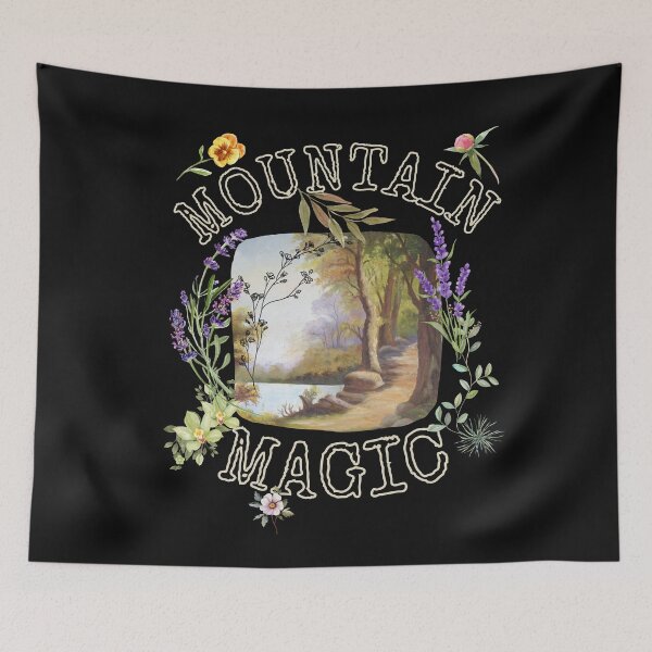Item preview, Mountain Magic Colorful Beautiful Nature Design designed and sold by EarthArtDesigns.