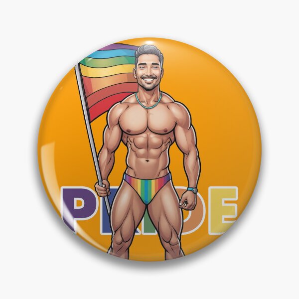 Item preview, Man #29- Pride Flag designed and sold by Manhole-Men.