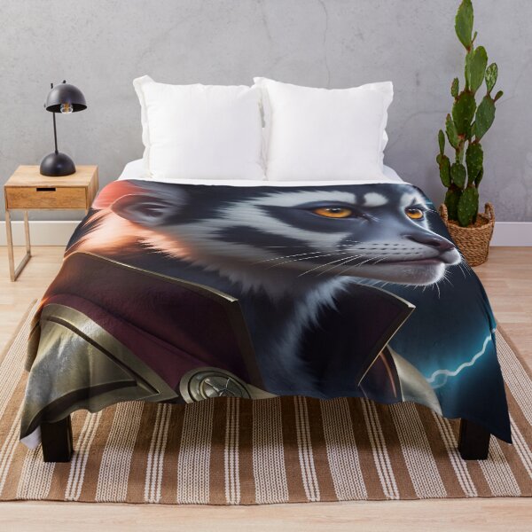 Aperçu de l'œuvre Animal super-héros extraterrestre avec puissance de foudre créée et vendue par TheArtOfPat.