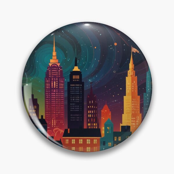 Item preview, Cosmic Vibrations: Vivid Full-Color Cityscapes designed and sold by carlosz1.