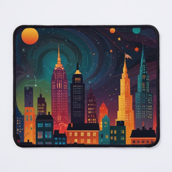 Item preview, Cosmic Vibrations: Vivid Full-Color Cityscapes designed and sold by carlosz1.