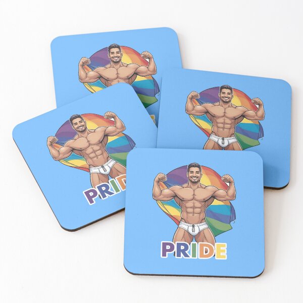 Item preview, Man #28- Pride Flag designed and sold by Manhole-Men.