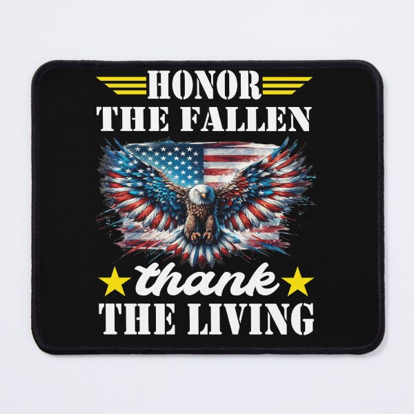 Item preview, Honor The Fallen Thank The Living Memorial Day Patriotic designed and sold by BOUCHERIT amine.