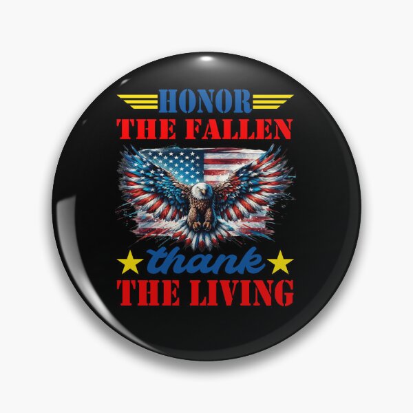 Item preview, Honor The Fallen Thank The Living Memorial Day Patriotic designed and sold by BOUCHERIT amine.
