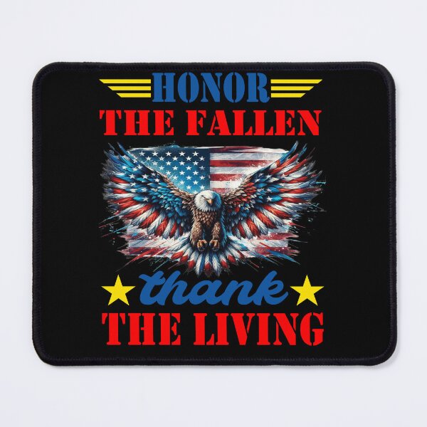 Item preview, Honor The Fallen Thank The Living Memorial Day Patriotic designed and sold by BOUCHERIT amine.