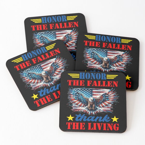 Item preview, Honor The Fallen Thank The Living Memorial Day Patriotic designed and sold by BOUCHERIT amine.