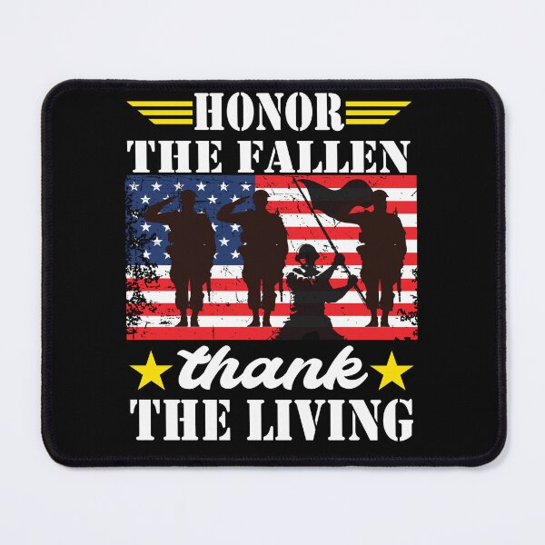 Item preview, Honor The Fallen Thank The Living Memorial Day Patriotic designed and sold by BOUCHERIT amine.