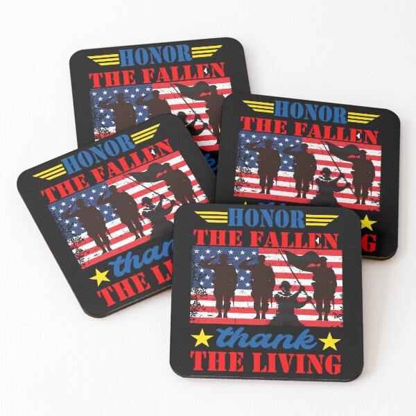 Item preview, Honor The Fallen Thank The Living Memorial Day Patriotic designed and sold by BOUCHERIT amine.
