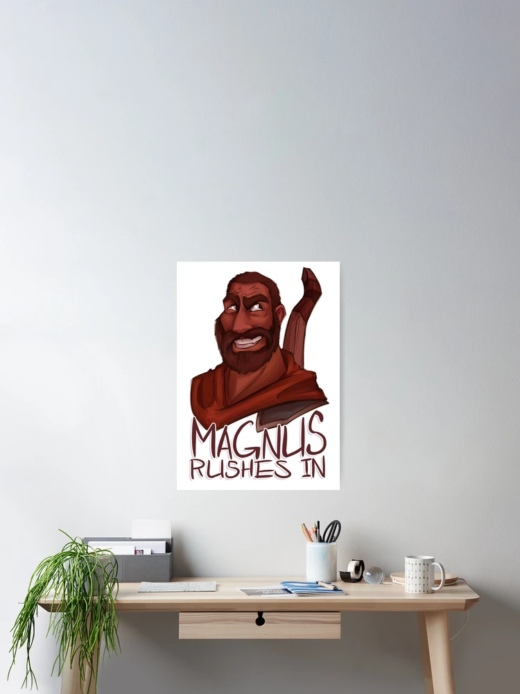 Thumbnail 2 of 3, Poster, Magus Rushes In designed and sold by CrossRoadArt.