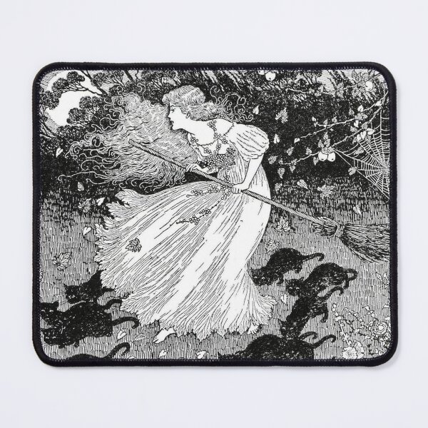 Vista previa del artículo con la obra «La bruja y los gatos negros - Ida Rentoul Outhwaite», diseñado y vendido por forgottenbeauty.