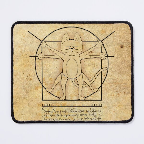 Item preview, Vitruvian Cat - Da Vinci's feline friend! designed and sold by Groenendijk.
