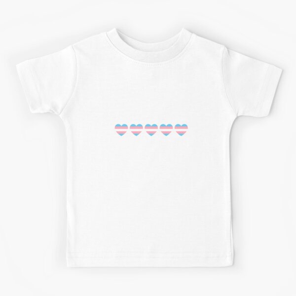 Item preview, Trans Pride Flag Hearts designed and sold by CouchCoDesigns.