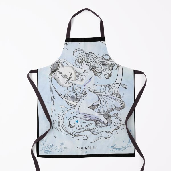 Item preview, Aquarius Astrology. Moon in Aquarius, Zodiac sign, Aquarius symbol designed and sold by ZodiacWonders.