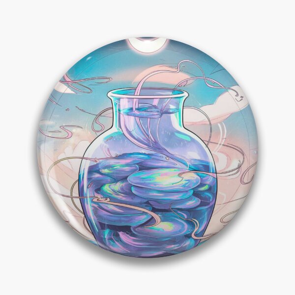 Item preview, Aquarius Astrology. Moon in Aquarius, Zodiac sign, Aquarius symbol designed and sold by ZodiacWonders.