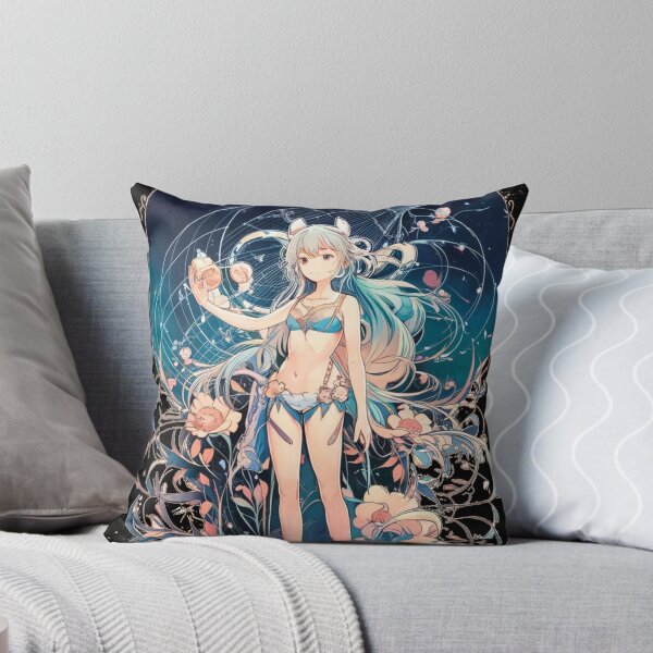 Item preview, Aquarius Astrology. Moon in Aquarius, Zodiac sign, Aquarius symbol designed and sold by ZodiacWonders.