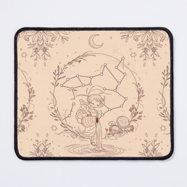 Item preview, Aquarius Astrology. Moon in Aquarius, Zodiac sign, Aquarius symbol designed and sold by ZodiacWonders.