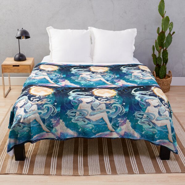 Item preview, Aquarius Astrology. Moon in Aquarius, Zodiac sign, Aquarius symbol designed and sold by ZodiacWonders.