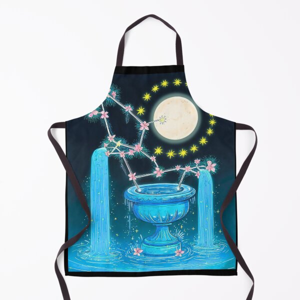 Item preview, Aquarius Astrology. Moon in Aquarius, Zodiac sign, Aquarius symbol designed and sold by ZodiacWonders.
