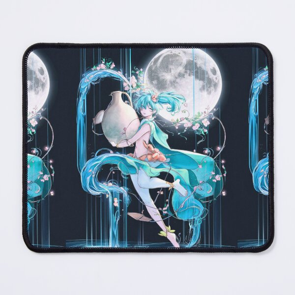 Item preview, Aquarius Astrology. Moon in Aquarius, Zodiac sign, Aquarius symbol designed and sold by ZodiacWonders.