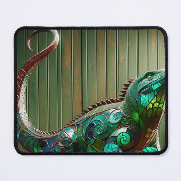 Item preview, Multi-Coloured Glass Tuatara Sculpture designed and sold by Traci Coxhead.