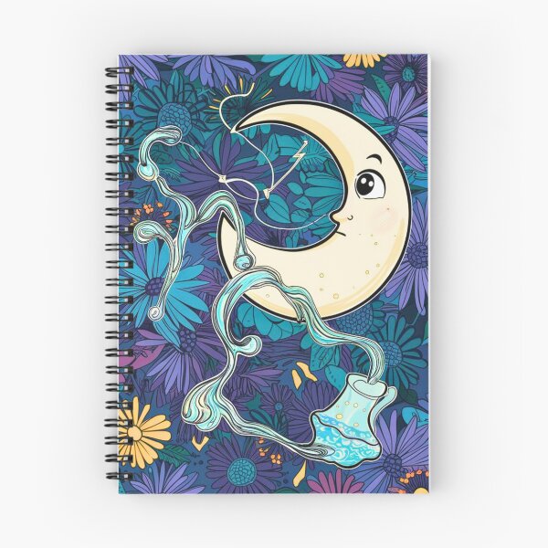 Item preview, Aquarius Astrology. Moon in Aquarius, Zodiac sign, Aquarius symbol designed and sold by ZodiacWonders.