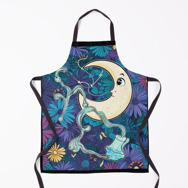 Item preview, Aquarius Astrology. Moon in Aquarius, Zodiac sign, Aquarius symbol designed and sold by ZodiacWonders.