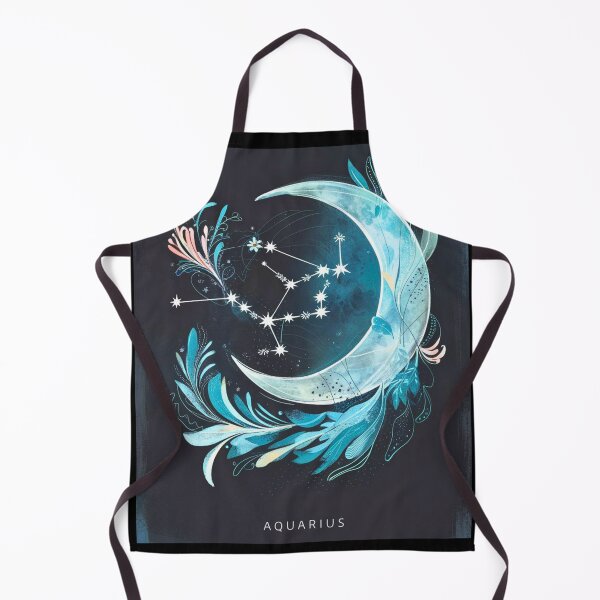 Artikelvorschau, Wassermann-Astrologie. Mond im Wassermann, Sternzeichen, Wassermann-Symbol entworfen und verkauft von ZodiacWonders.