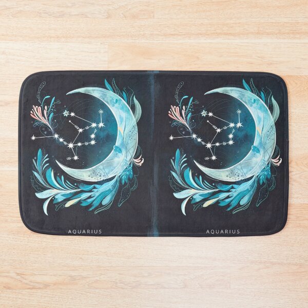 Artikelvorschau, Wassermann-Astrologie. Mond im Wassermann, Sternzeichen, Wassermann-Symbol entworfen und verkauft von ZodiacWonders.