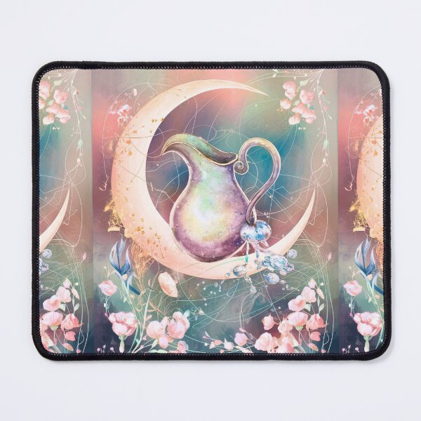 Item preview, Aquarius Astrology. Moon in Aquarius, Zodiac sign, Aquarius symbol designed and sold by ZodiacWonders.