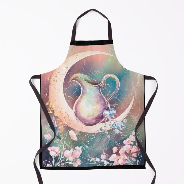 Item preview, Aquarius Astrology. Moon in Aquarius, Zodiac sign, Aquarius symbol designed and sold by ZodiacWonders.