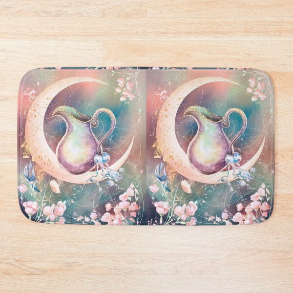 Item preview, Aquarius Astrology. Moon in Aquarius, Zodiac sign, Aquarius symbol designed and sold by ZodiacWonders.