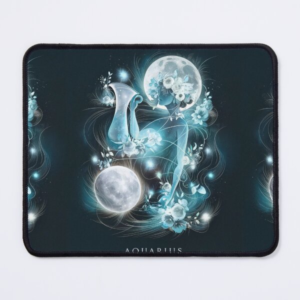 Item preview, Aquarius Astrology. Moon in Aquarius, Zodiac sign, Aquarius symbol designed and sold by ZodiacWonders.